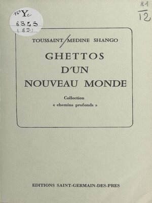 cover image of Ghettos d'un nouveau monde